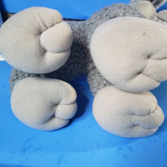 Cool Vintage 90s Tonka Pooch Patrol Gray Poodle Bitsy Plush Dog Stuffed Animal - Picture 8 of 11